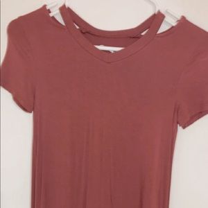 maroon art class dress